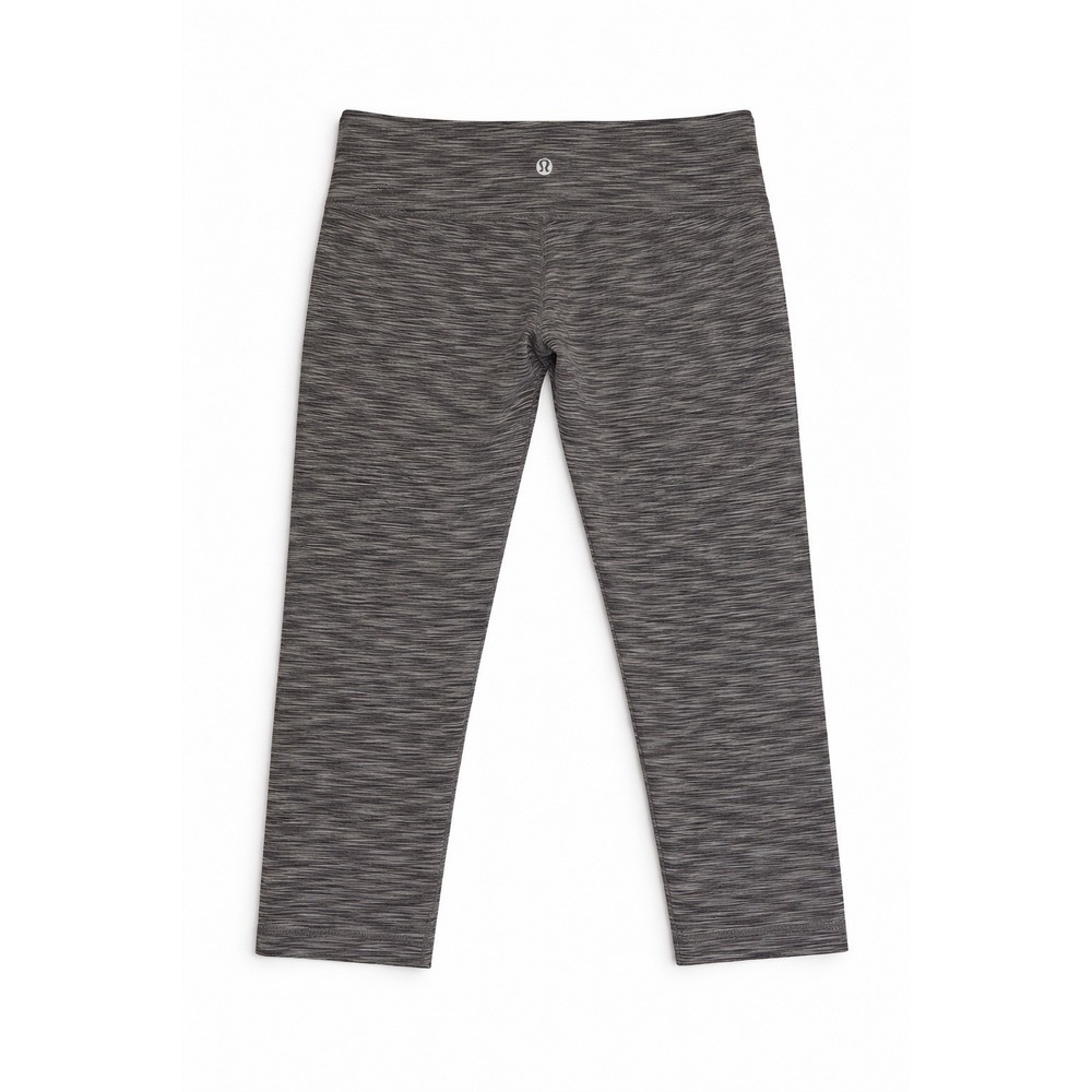 Lululemon Women's Size 8 Gray Space DyeCropped Leggings 19" Inseam Athletic Wear
